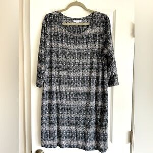 Katherine Barclay lined dress XL like new viscose& spandex